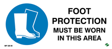 Mandatory - Foot Protection Must be Worn in this Area